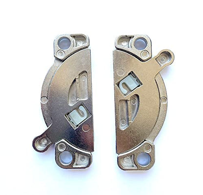 2 Pack Zinc Alloy Table Buckle Connectors, Table Board Connector Hardware Accessories Heavy Duty Zinc Alloy (with 8 Screws)