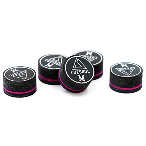 CUESOUL Cue Tips-Pool Cue Tip/Snooker Cue Tip/Glue on Tip - color: Pool cue tip-M