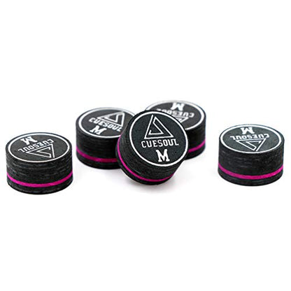 CUESOUL Cue Tips-Pool Cue Tip/Snooker Cue Tip/Glue on Tip - color: Pool cue tip-M