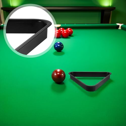 6pcs Pool Table Triangle Rack: Heavy Duty Ball Holder Snooker Rack - Table Balls Frame - Billiard Accessories for Bars Party Recreation 25/32/38mm