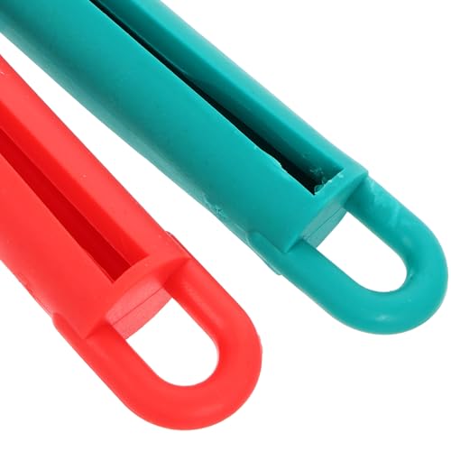 Beaupretty 8pcs Pool Cue Holder Rack Wall Mounted Billiard Cue Stick Holder Organizer Set with Colorful Clips for Game Room Storage and Stick Hanging
