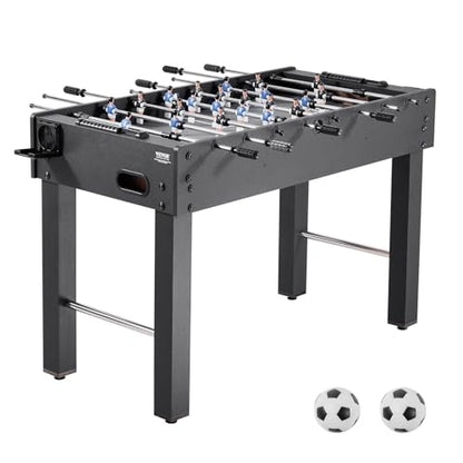 VEVOR Foosball Table, 55 inch / 42 inch Standard Size Foosball Table, Indoor Full Size Football Table for Home, Family, and Game Room, Soccer with Durable Soccer Set - size: 48IN
