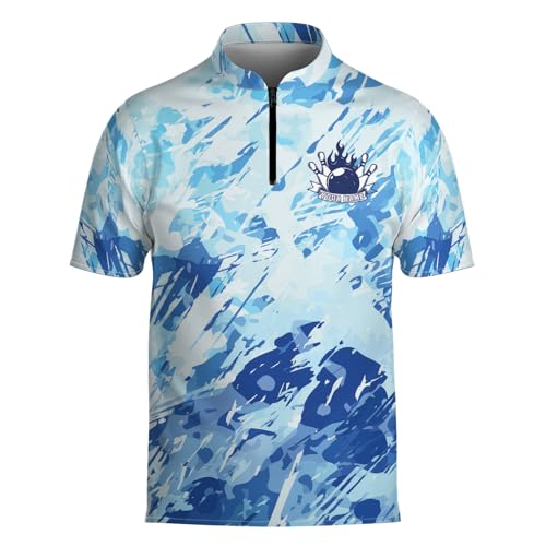 Personalized Custom Jersey for Men, Uniform Shirt for Bowling Team Gift - color: D15