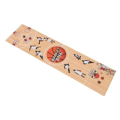 Table Curling Balls Game - Fun Indoor Basketball Version for Family Interaction & E Onal Play, Includes 6 Balls & Game Mat
