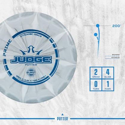 Dynamic Discs Prime Burst 6 Disc Golf Set | Includes 1x Putter, 2X Midrange, 2X Fairway, 1x Driver + Mini Marker | Disc Golf Accessories for Beginners | 170-176g | Beginner Pack for Amateurs