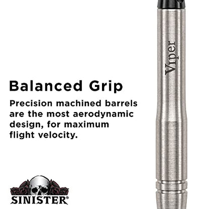 Viper Sinister 95% Tungsten Soft Tip Darts - size: 18 grams, style: Beveled Barrel