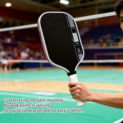 SUNGOOYUE Ball Paddle, Table Tennis Racket Ball Paddle 16mm PP Cellular Core Vibration Absorbing Strong Power and Spin Surface for Enhanced
