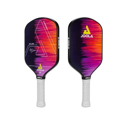 JOOLA Ben Johns Hyperion Pickleball Paddle - Select Raw Carbon Surface or Carbon Abrasion Surface for Increased Power and Spin - Elongated Grip Handle - Carbon Fiber Pickleball Paddle - USAP Approved - color: Hyperion | CAS | 13.5mm