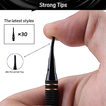 CyeeLife Darts Plastic Tip - Professional Soft Tip Darts Set 18 Grams with Carry case and 30 Extra Dart Tips for Electronic Dart Board (Black)