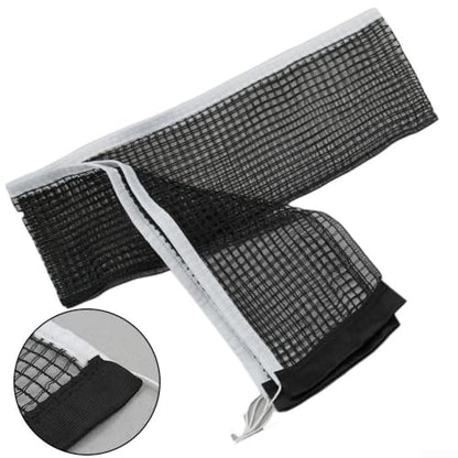 Table Tennis Net Replacement Cotton for ping Pong Mesh Grid Netting Indoor Game Replacement Equipment Fitting Standard Posts Clamps for Leisure Match Competition Table Games