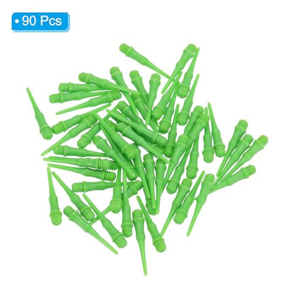 PATIKIL Plastic Dart Tip 2BA Thread, Soft Dart Tip Replacement Dart Accessories - color: Green