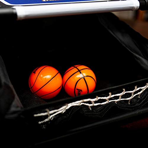 Franklin Sports Anywhere Basketball Arcade Game - Table Top Basketball Arcade Shootout- Indoor Electronic Basketball Game - style: Electronic Basketball Bounce-A-Bucket - Basketball - Black