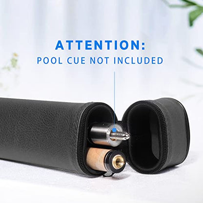 GSE Games & Sports Expert Billiard Cue Cases, 1x1 Deluxe Hard Billiard Pool Cue Stick Carrying Case, Pool Billiards Accessories (Several Colors Available) - color: Black