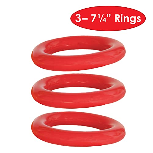 Beistle Inflatable Cactus Ring Toss – 2 Pack Blow-Up Plant Targets with 6 Rings Total, Fun Western-Themed Party Activity, Picnic Event Set, Carnival & Summer Poolside Backyard Competition, 21" & 7¼"