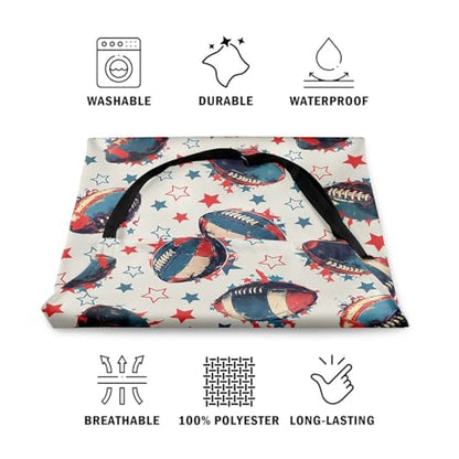 Manfei Volleyball Kids Kitchen Apron - color: Red Blue