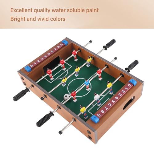 Mini Table Top Foosball Game,Kids Table Football Game Set with 2 Balls Interactive 4 Rows Table Soccer for Adults Kids,Indoor Outdoor Entertainment Bars Parties Football Gifts