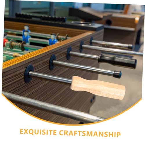 Sturdy Foosball Handle Grip Ergonomic Nonslip Replacement Part for Easy Installation and Enhanced - color: Light Yellow