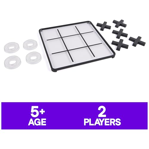 Spin Master Games, Cardinal Classics Tic Tac Toe, Classic Board Game, Modern Coffee Table Décor, 2 Players, for Ages 5 & Up - style: Four in a Row