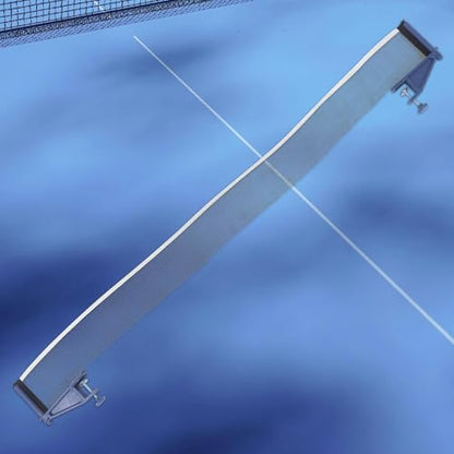 Reinforced Table Tennis Net and Post Set with Thickened Mesh Fit for Indoor and Outdoor Use Easy Setup Portable Pingpong Net Clamp for Standard Tables Recreational Equipment