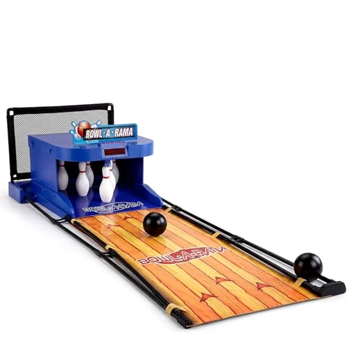 Indoor Electronic Bowling Alley System - Foldable Home Arcade Game Machine with Automatic Pin Reset, LED Scoreboard & Sound Effects - Portable Tabletop Sports Entertainment(2m/6ft) - color: 2m/6ft