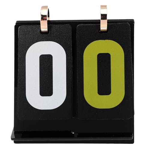 SUPVOX Flip Score Keeper: 2-Digital Table Top Scoreboard for Cornhole Baseball Sports - Manual Scoreboard Waterproof & Portable for Card Games Easy Scoring