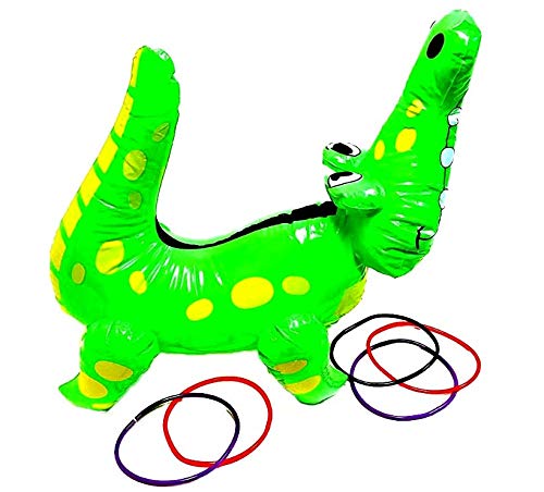 Enterprises Inflatable Alligator Ring Toss Game, 22" Inches