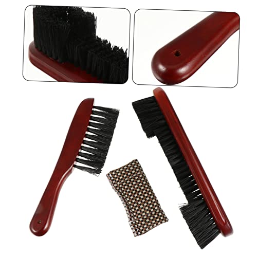 Billiard Table Cleaning Brush Set Pool Table Rail Brush Sturdy Bristles Portable for Home and Professional Use