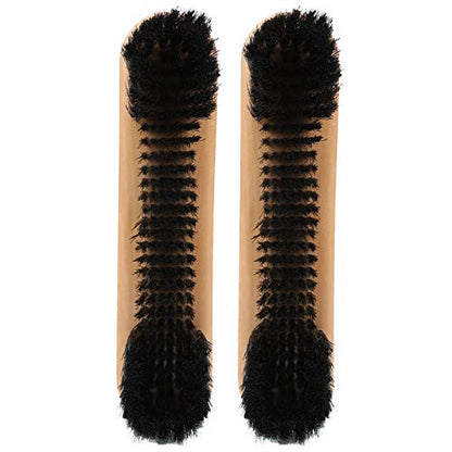 2pcs Rail Brush Pool Snooker Billiard Table Brush, Wooden Billiards Pool Table and Rail Brush Set, Billiard Brush Cleaner Billiard Washing Tools Supplies