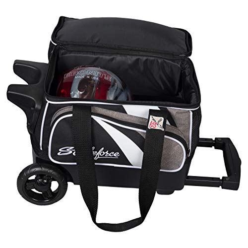 KR Strikeforce Cruiser Single Bowling Ball, Shoe and Accessory Roller Bowling Bag - color: Stone