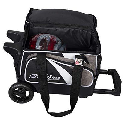 KR Strikeforce Cruiser Single Bowling Ball, Shoe and Accessory Roller Bowling Bag - color: Stone