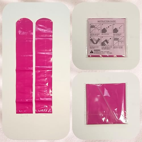 48pcs Round Head Boom Sticks Thunder Sticks Cheering Sticks Team Spirit Plastic Cheerleading Spirit Stick Clapper Inflatable Noise Maker Sports Supply (Pink) - color: Pink