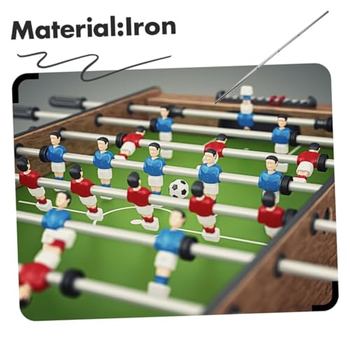 2Pcs Foosball Table Operation Poles Table Soccer Machine Rods for Teens and Adults Comfortable Grip for Enhanced Gameplay Easy Setup Compatible with Various Table