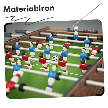 2Pcs Foosball Table Operation Poles Table Soccer Machine Rods for Teens and Adults Comfortable Grip for Enhanced Gameplay Easy Setup Compatible with Various Table
