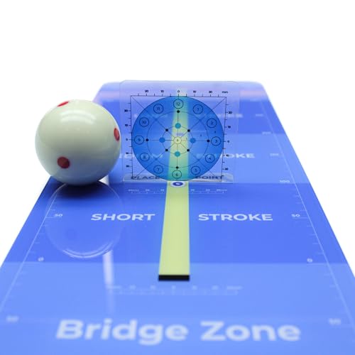 Billiard Practice Straight Shots & Bridge Length Control | Cue Accuracy Aid for Short, Medium, and Long Stroke Training