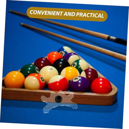 Toddmomy Acrylic Billiard Cue Holder Stand Rack Pool Table Accessories Freestanding Billiard Cue Placement Rack