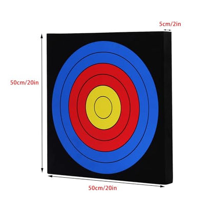 Archery 20" Foam Target for Backyard EVA Arrow Target Square Moving Foam Targets for Outdoor Shooting Practice Training Compound Bow and Recurve Bow