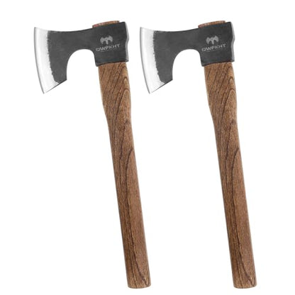 16.5" Throwing Axe, 2 Pack Throwing Axe Set with 1065 High Carbon Steel & Beech Wood Handle, Perfect for Axe Throwing Games, Competition and Recreation, Ideal Gift for Men (Black) - color: 2 Pack Black
