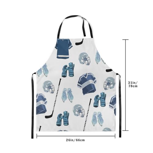 Manfei Ball Sports Kids Kitchen Apron - color: Blue White