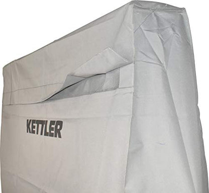 KETTLER Heavy-Duty Select Weatherproof Indoor/Outdoor Table Tennis Table Cover, Grey (7033-100)