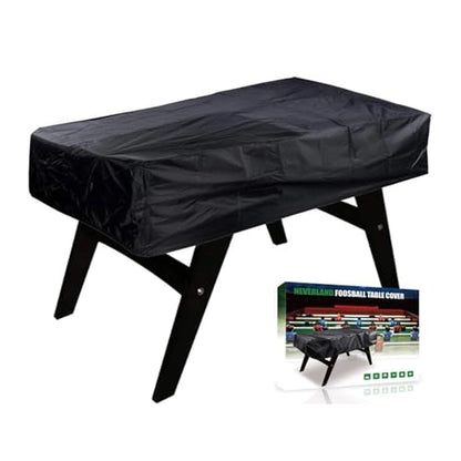 Foosball Table Cover Waterproof Foosball Table Cover Folding Soccer Dustproof Moisture Resistant Furniture Protection Case(Black) - color: Black