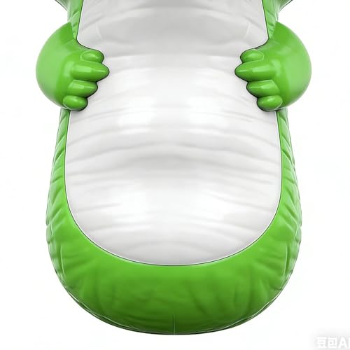 Disc Flying Toy, Fun Dinosaur Design, 11.5x3.5x12cm, Cat Toy Launcher, Cat Fetch and Hunt Toys, Easy to Use, for Yard, Garden, Balcony, Terrace Fun - color: Green