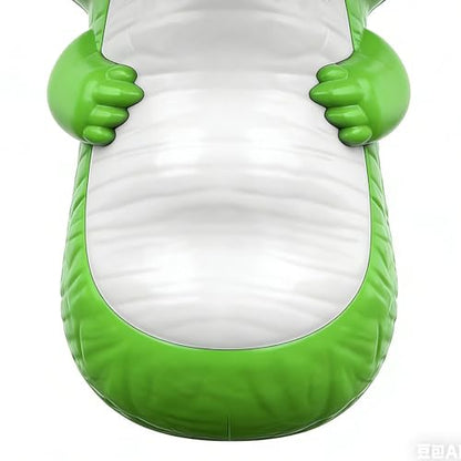 Disc Flying Toy, Fun Dinosaur Design, 11.5x3.5x12cm, Cat Toy Launcher, Cat Fetch and Hunt Toys, Easy to Use, for Yard, Garden, Balcony, Terrace Fun - color: Green