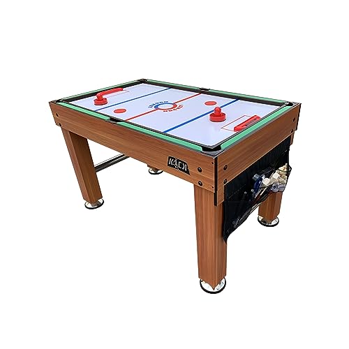KICK Decagon 55" 10-in-1 Multi-Game Table - color: Brown