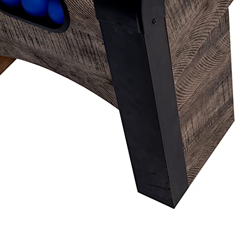American Legend 9’ Arcade Speedball Game with Electronic Scoring, Automatic Ball Return, LED Lighting & 4 Game Balls, Walnut Finish