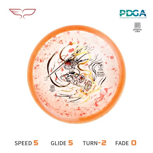 Yikun Disc Golf| Pro Worlds 2025 Limited Edition | | Fairway-Distance Hybrid Disc | Max 100m+ Flights for All Skill Levels | Late-Turn Glide & Reliable Fade | PDGA Approved 170-176g - color: orange
