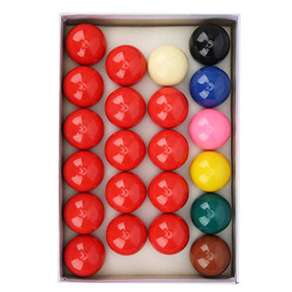 Pssopp Snooker Balls Set 22Pcs Pool Balls, Complete Pool Table Set Regulation Size Weight for Snooker Billiard High Cost Performance Resin Official Game Billiards Equipment