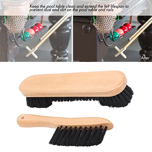Pool Table Rail Brush, Billiard Felt Cleaner Accessories Cue Cleaning Cloth Pool Table Brush Cleaner Kit Snooker Accessories Billiards Pool Table Rail Brush for Snooker Table
