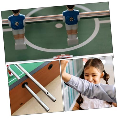 VOSAREA 3pcs Table Soccer Rod Replacement Iron Operation Pole for Foosball Game Accessory