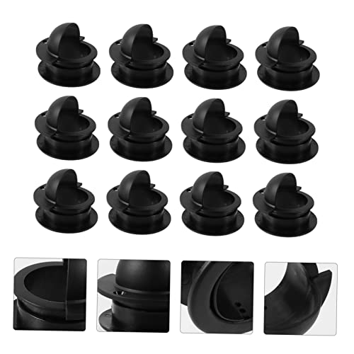 KESYOO 12pcs Plastic Entry Dishes for Standard Foosball Tables Field Goal Football Gear