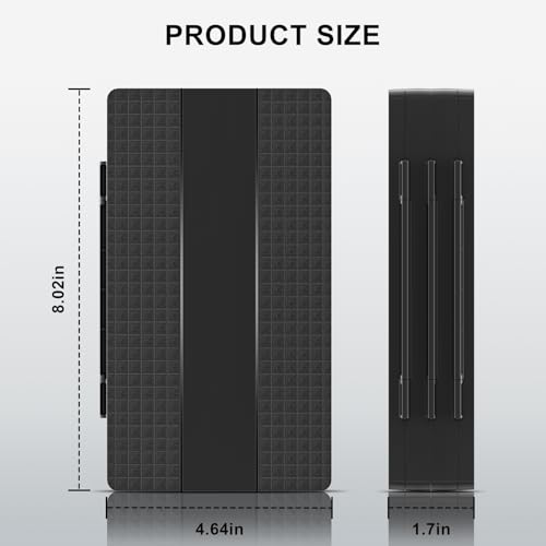 QuoLumPIA 120 Game Case for Nintendo Switch 2/OLED/Lite - Hard Shell & Magnetic Closure, Shockproof & Scratchproof, Holds 120 Game Cards & 240 SD Cards - Portable Travel Organizer, Festival Gift - size: 120